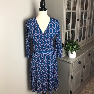 41 Hawthorn Faux Wrap Dress Size Large